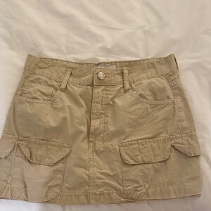 Zara Beige Mini Skirt